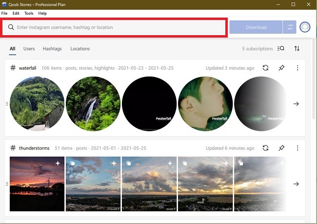 Qoob Stories Review Instagram Downloader Searching