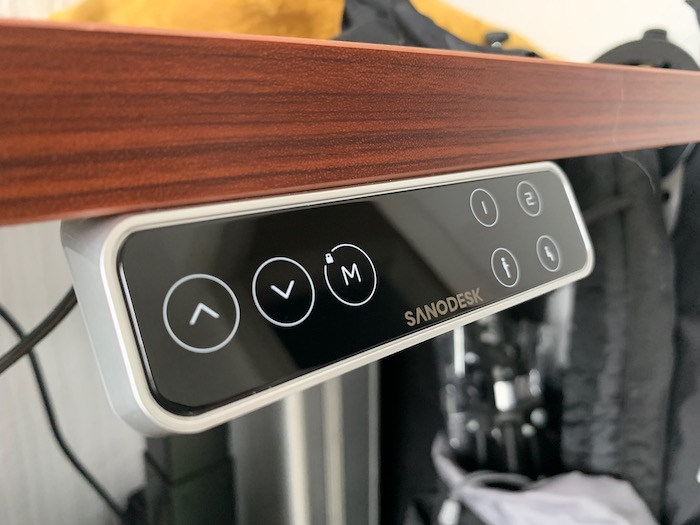 The Sanodesk Control Panel.