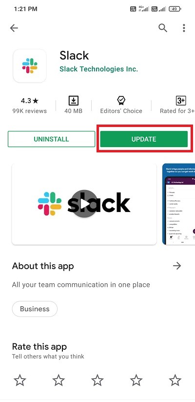 Slack App Update