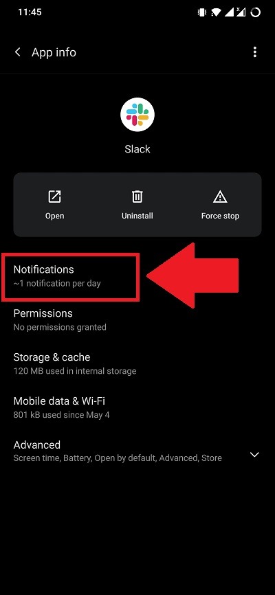 Slack Notifications Not Working Option