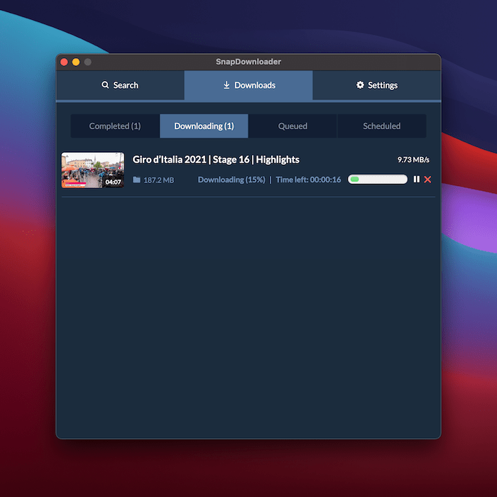 The Download process.
