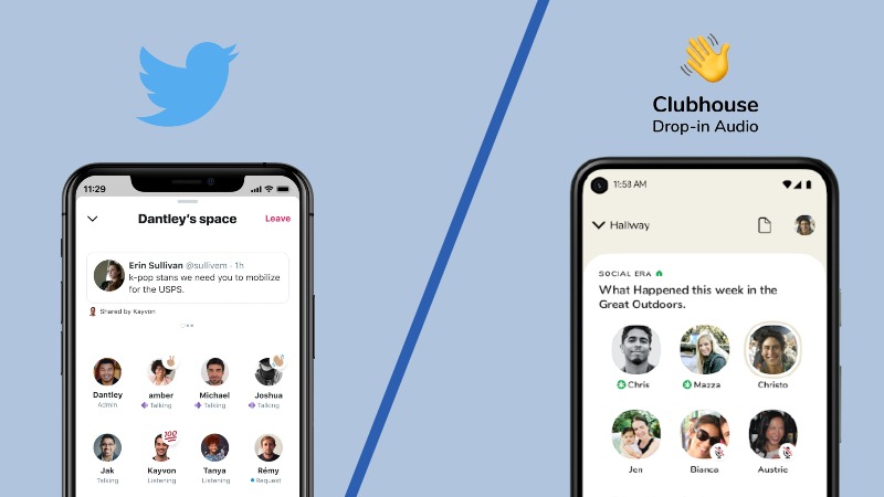 Twitter Spaces Clubhouse
