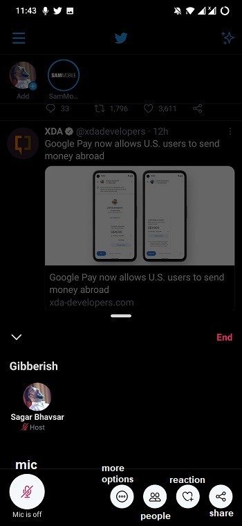 Twitter Spaces Features