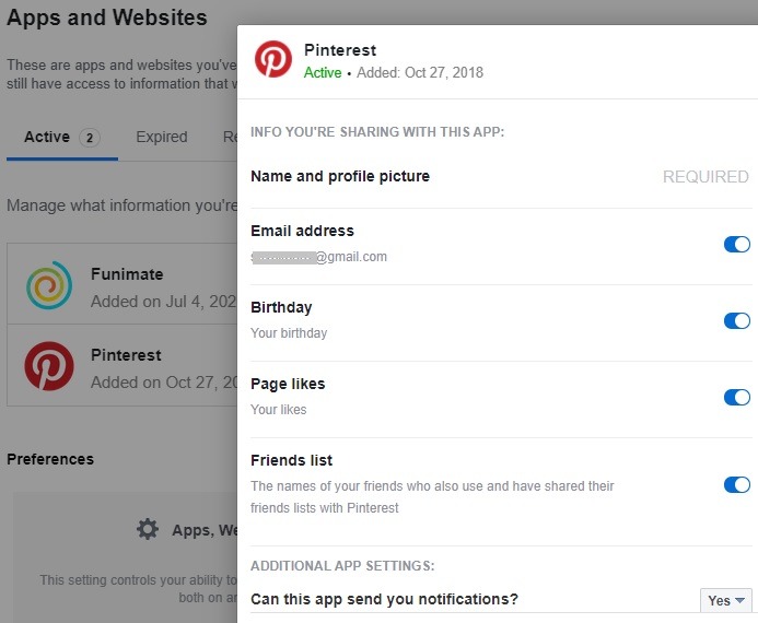 All Accounts Email Facebook Email Shared