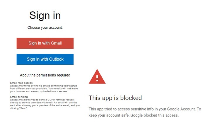 All Accounts Email Warning Instant Checkers