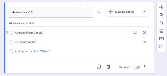 Google Form Add Description To Checklist Items