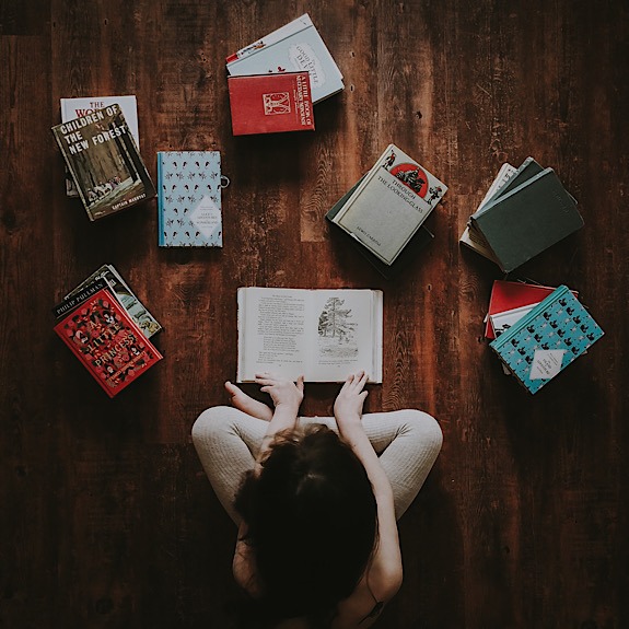 Reading Sidekick Books Floor