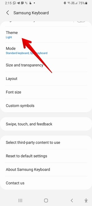 Samsung Keyboard Change Theme Light Dark