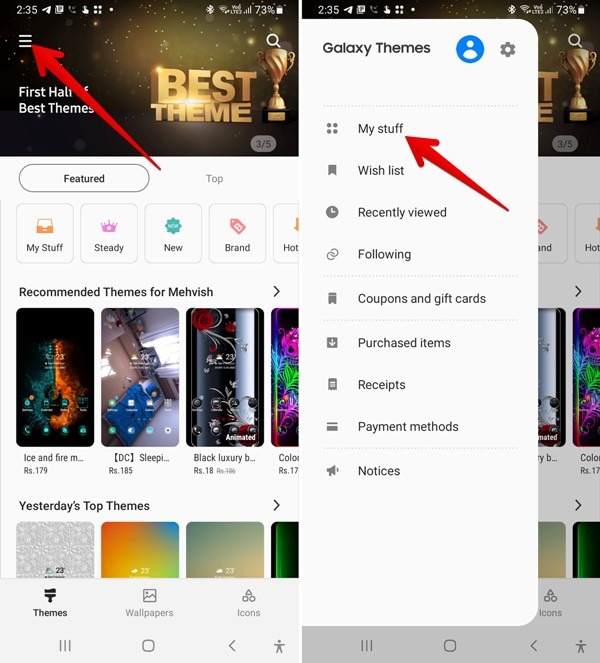 Samsung Keyboard My Stuff
