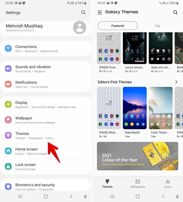 Samsung Keyboard Use Galaxy Themes