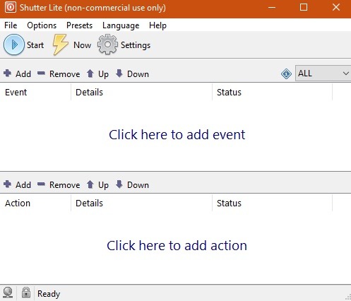 Schedule Automate Tasks Shutter Homescreen