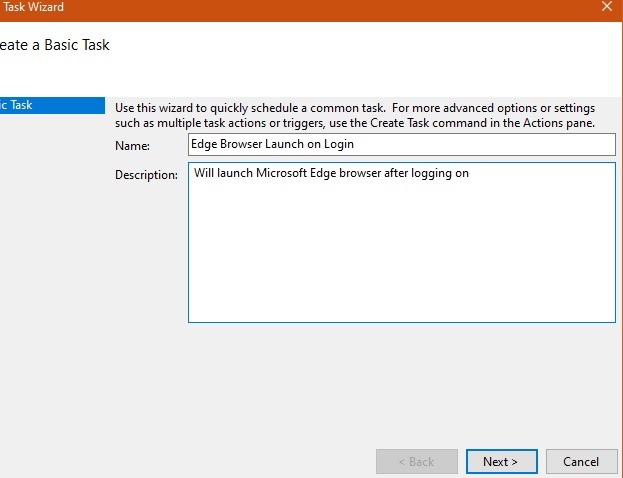 Schedule Automate Tasks Taskscheduler Task Wizard