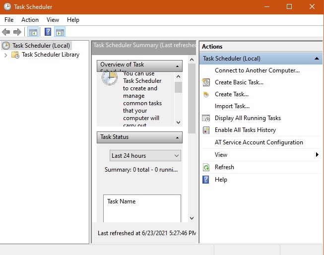 Schedule Automate Tasks Taskscheduler