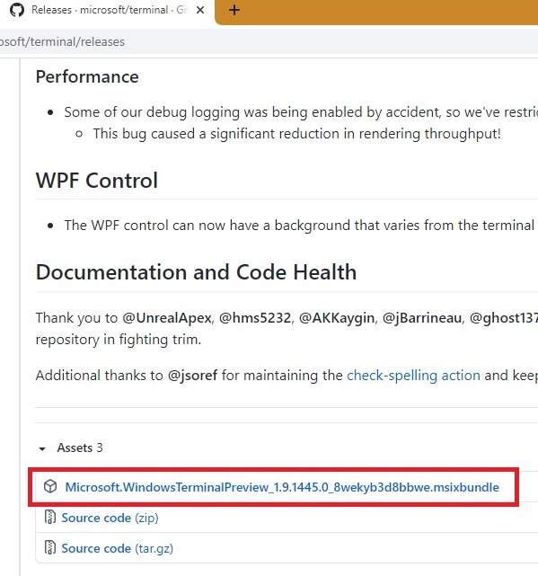 Windows Terminal Github Bundle