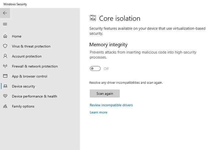 Windows11 Compatibility Vbs Memory Integrity