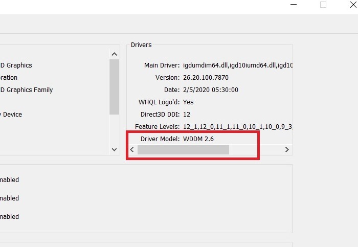 Windows11 Compatibility Wddm 2