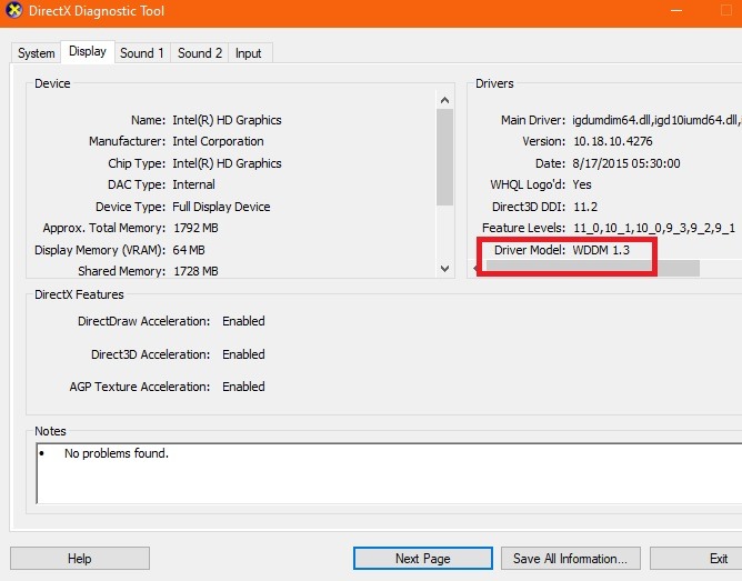 Windows11 Compatibility Wddm