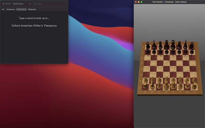 A tiled screen using Rectangle.