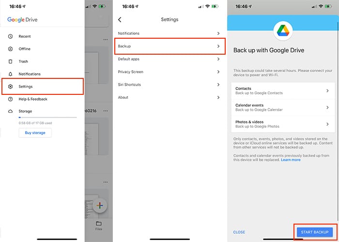 Back Up Iphone Google Drive