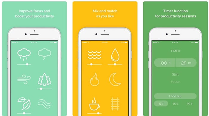 Best Apps Focus Study Noisli