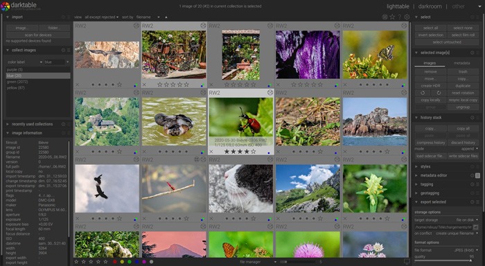 Best Photo Editor Mac Darktable