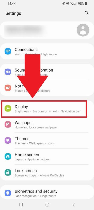 Blue Light Filter Samsung