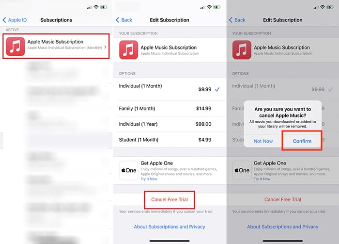 Cancel Apple Music Steps On Iphone