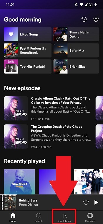 Change Spotify Playlist Picture Your Library