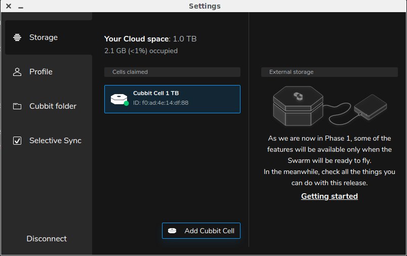 Cubbit Desktop Application