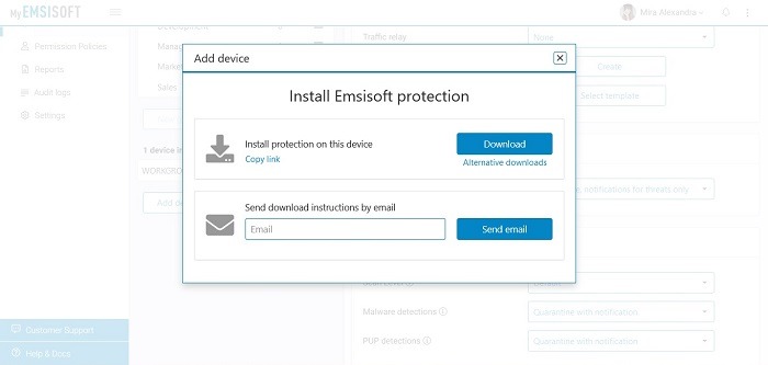 Emsisoft Review Install Protection