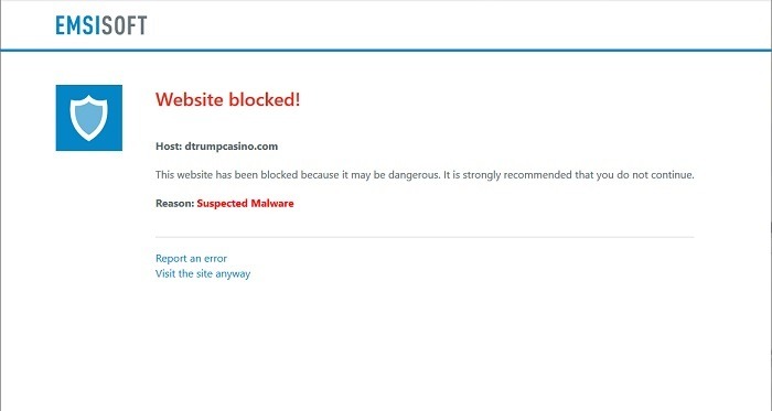 Emsisoft Review Web Protection