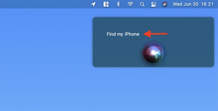 Find Iphone Ipad Using Siri Macos