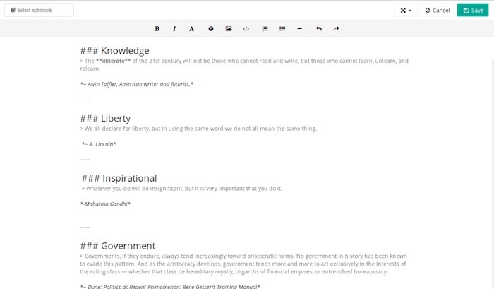 Free Alternatives Onenote Laverna