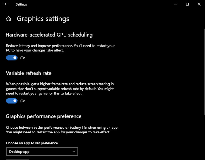 Hardware Acceleration Update Scheduling 2
