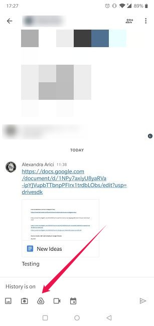 How To Activate Google Chat Settings Share Google Drive Link