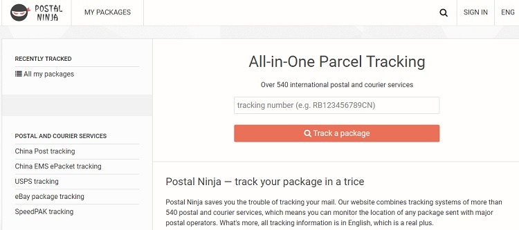 How To Easily Track A Package Online Postal Ninja