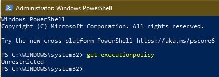 Checking access level in PowerShell.