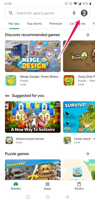 How To Use Nearby Device Profile Icon