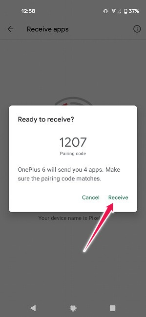 How To Use Nearby Share Confirm Sharing Code