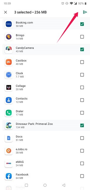 How To Use Nearby Share Select Apps