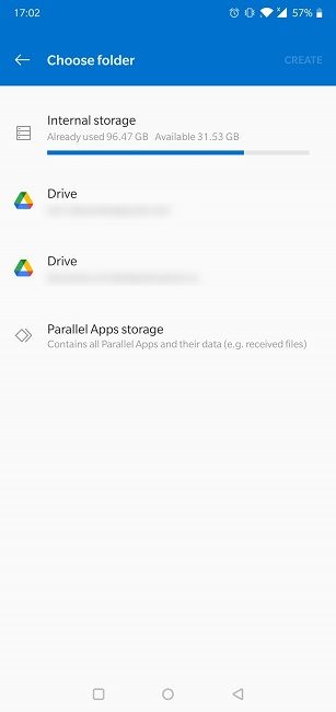Import Export Contacts On Android Select Export Location