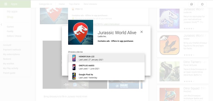 Install Apps Remotely Android Choose Mobile Device