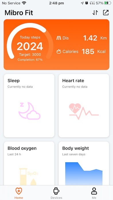 Mibro Color Smartwatch App Main