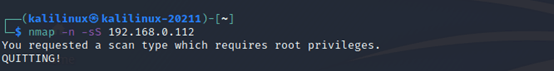 Nmap Require Root