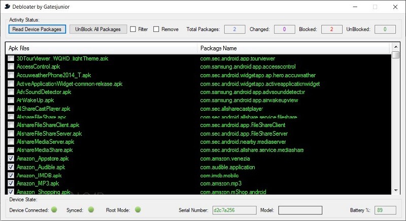 Remove Bloatware Android Debloater Tool