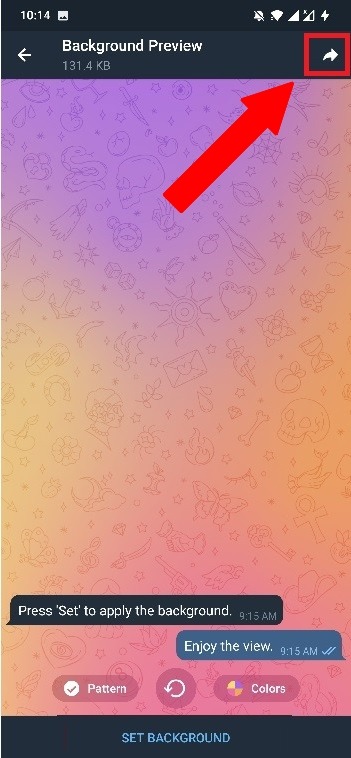 Telegram Backgrounds Share