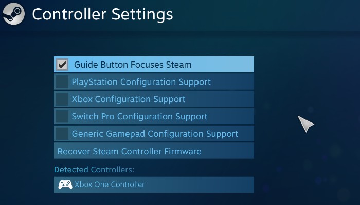 Xbox Controller Steam