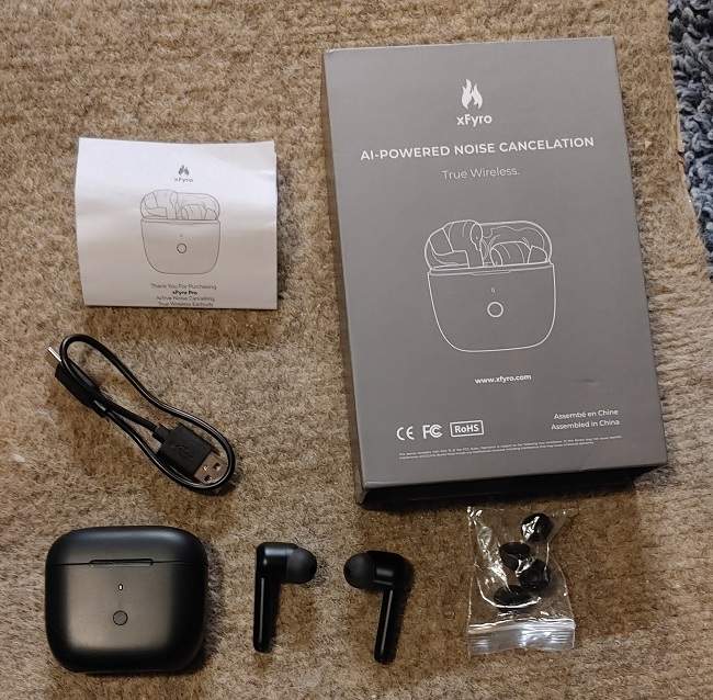 Xfyro Anc Pro Earbuds Review Box