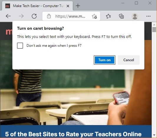 Caret Browsing What It Is