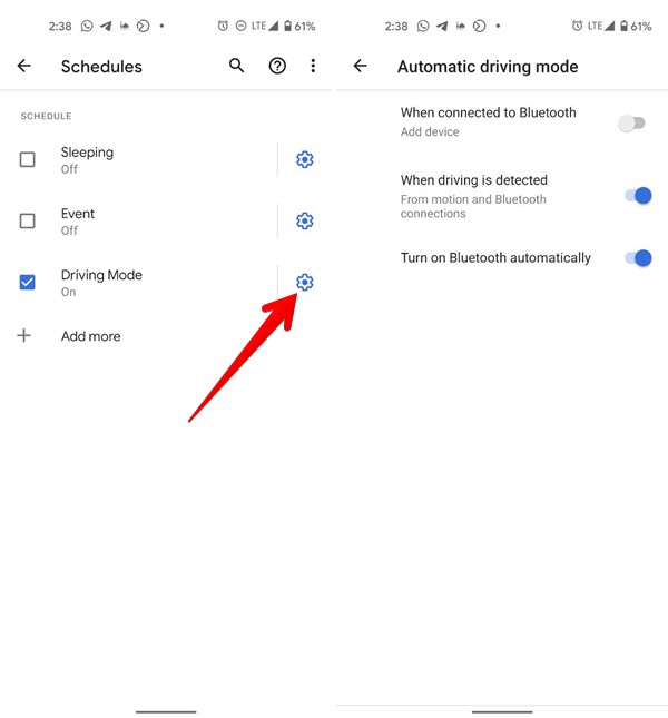 Do Not Disturb Android Driving Mode Schedule Turn Off